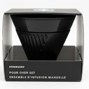 Starbucks Black Pour Over Set
